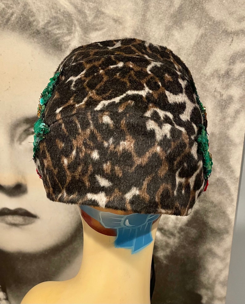 Leopard Cloche Style Hat image 8