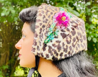 Nonna Leopard Hat