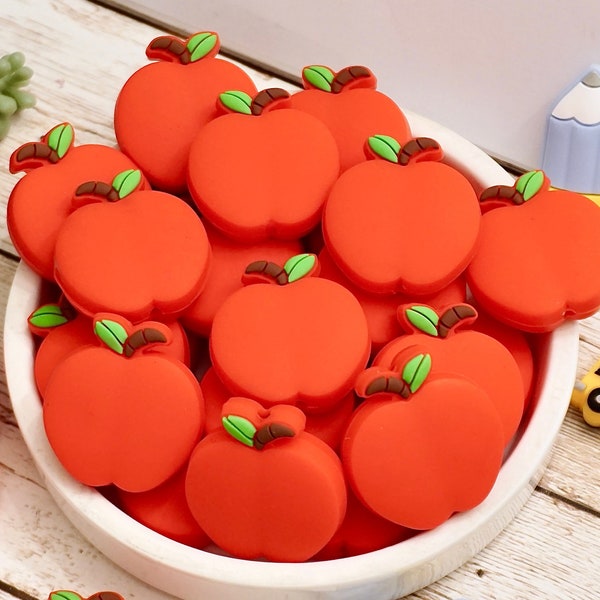 Apples - Silicone Focal Beads