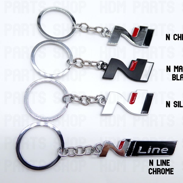 Hyundai Veloster N Elantra N Kona N Sonata N Line Elantra N Line Kona N Line Keychains