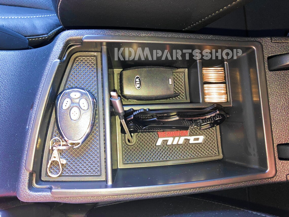 Kia Niro Hybrid Center Console Organizer Tray 20172022 Etsy Australia