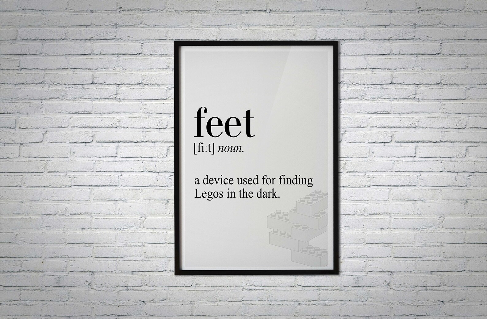 Feet Definition Canvas Poster Dictionary Definition Poster Etsy