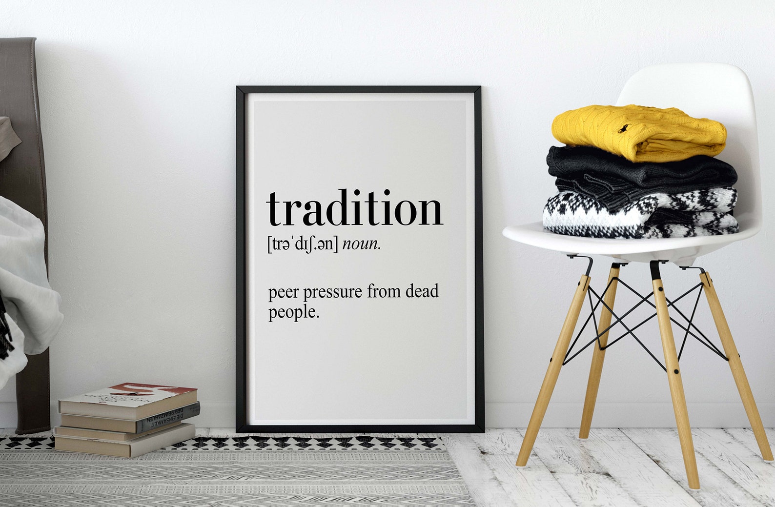Tradition Definition Canvas Poster Dictionary Poster Poster Etsy