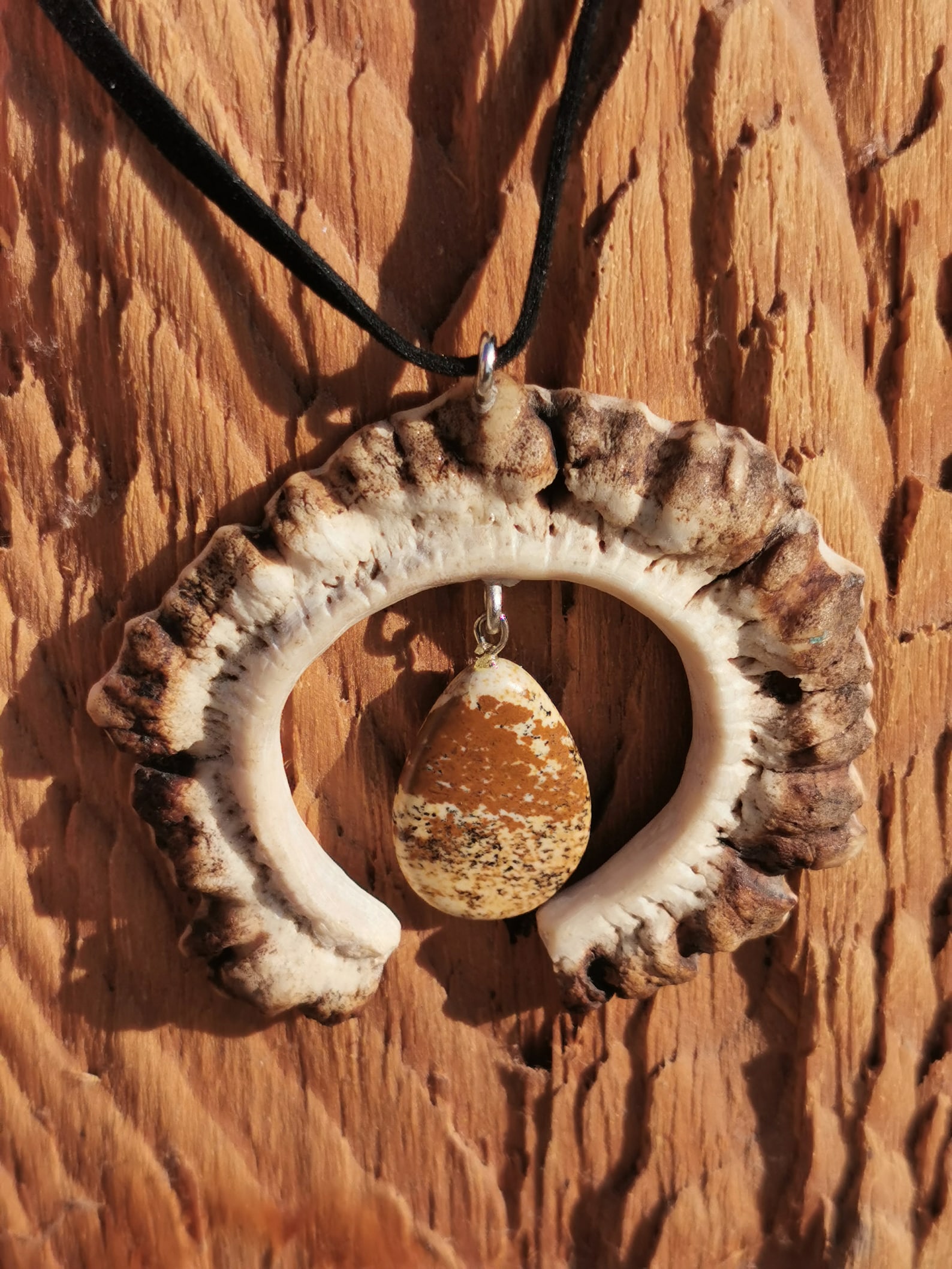 Elk Antler Necklace Etsy