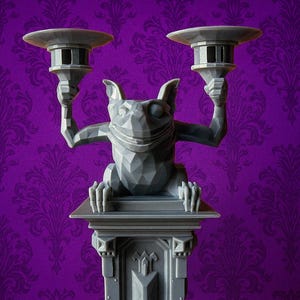 Gargoyle Candle Holder Mansion