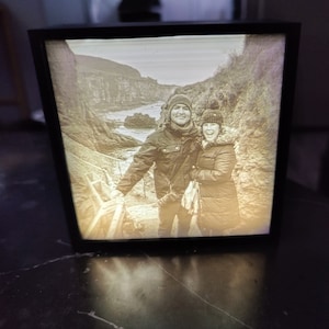 Custom Lithophane Light Box (Battery-Powered)