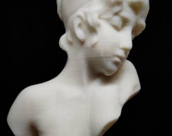 Sappho Bust | 3D Printed PLA Statue, Modern Home Decor