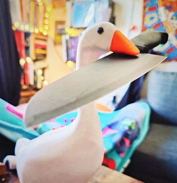 You can 3D print an Untitled Goose Game goose for maximum mischief