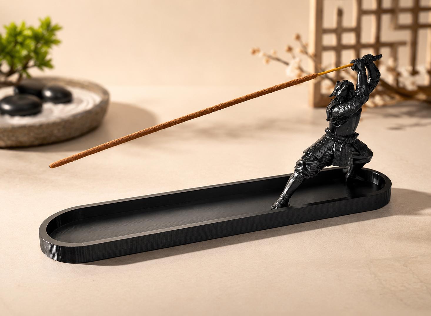 Samurai Incense Holder STL | 3MF Included | Bambu AMS Ready