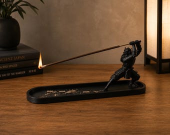 Samurai Incense Holder STL | 3MF Included | Bambu AMS Ready