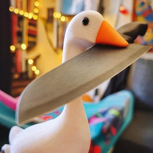 Untitled Goose 3D Printed Magnetic Statue