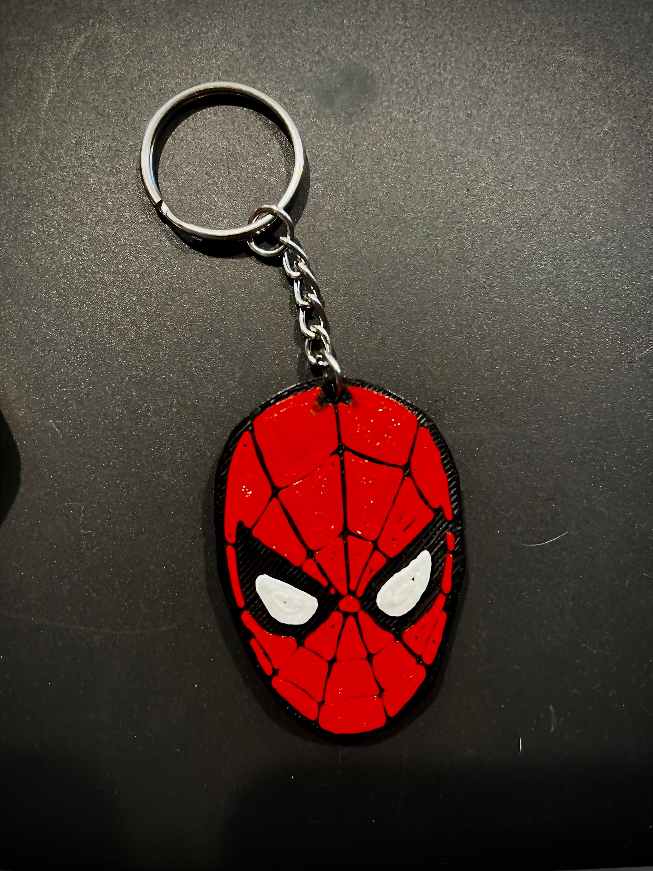 Spiderman Clay Keychain Spider-Man Keychain (free Shipping To