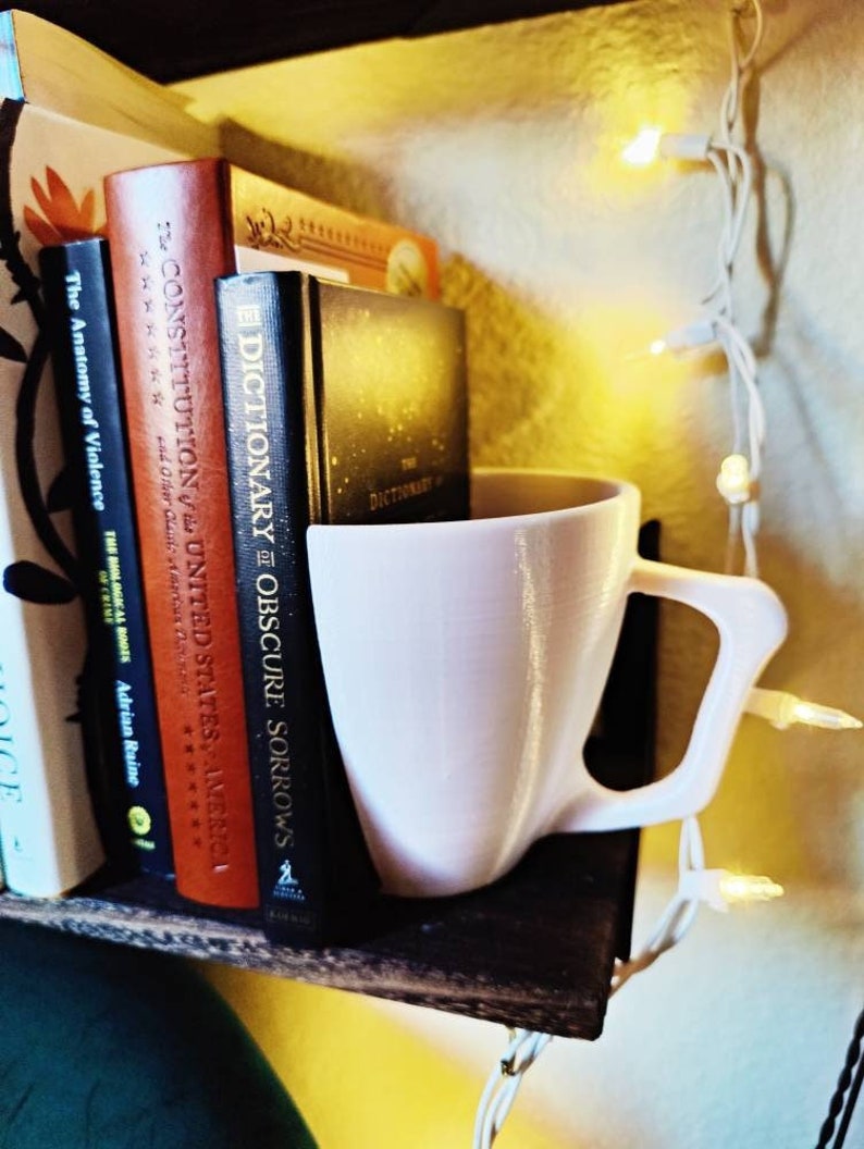 Coffee Cup Bookend Tea Cup Bookend Etsy