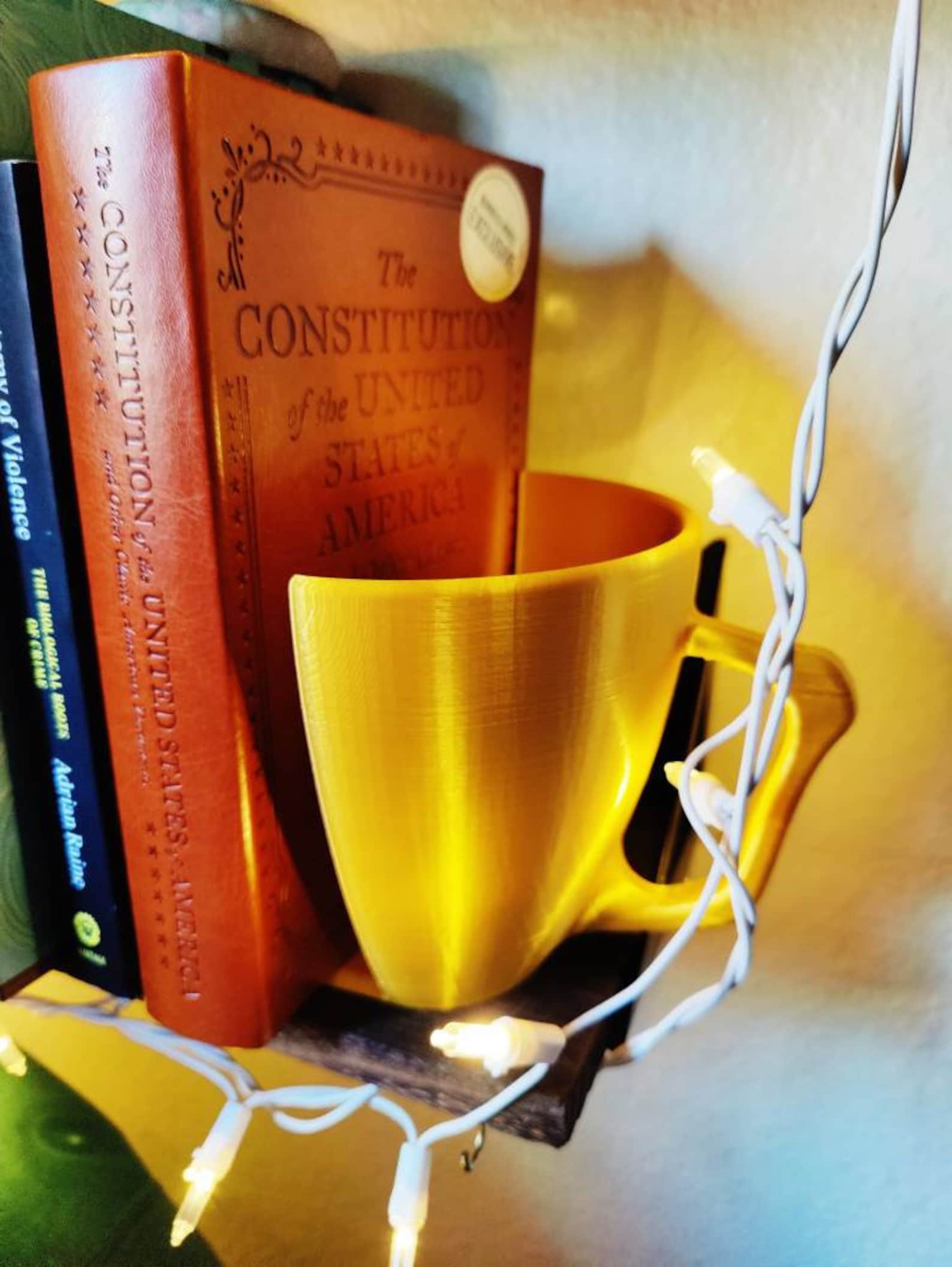 Coffee Cup Bookend Tea Cup Bookend Etsy