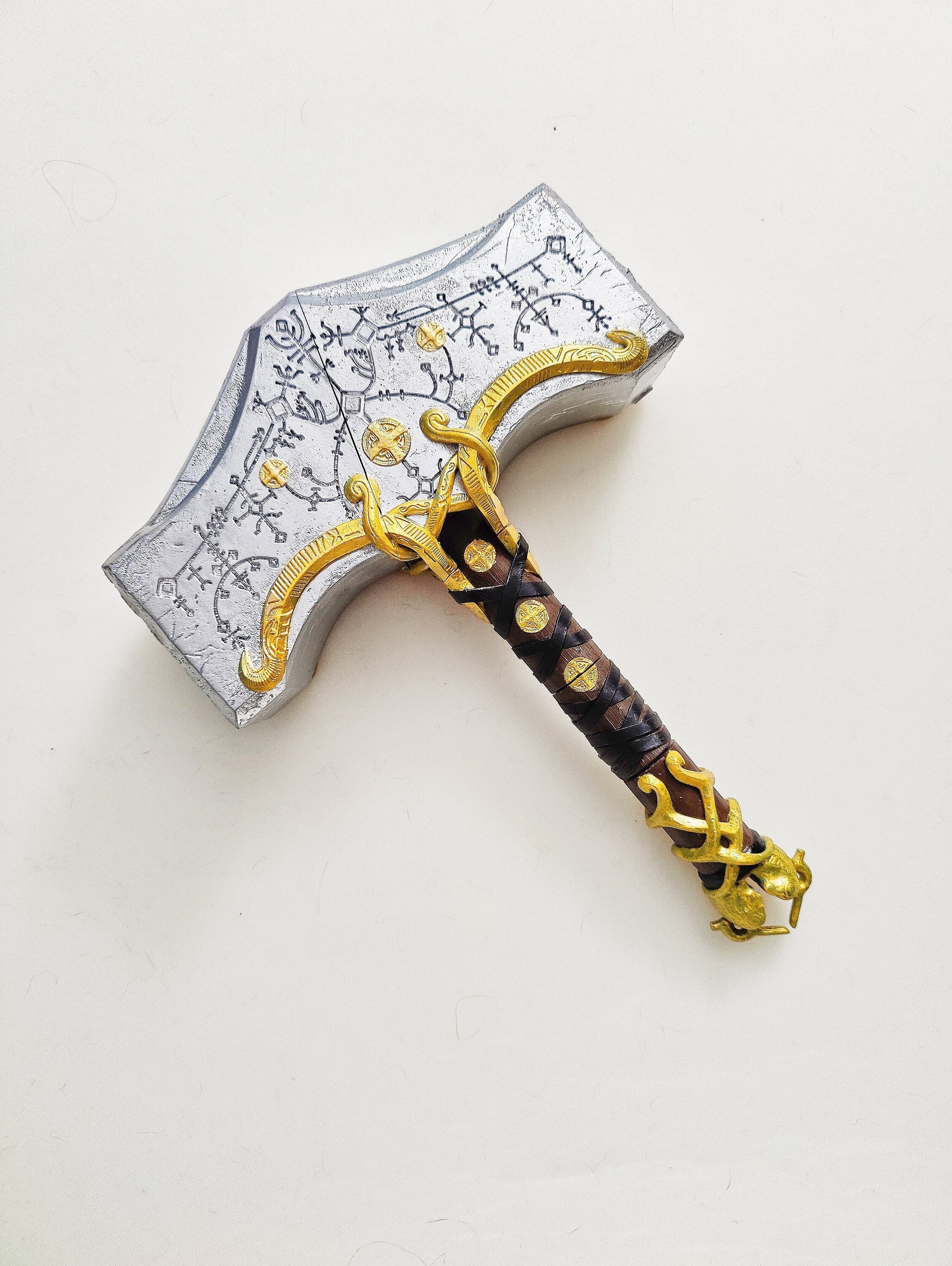 Mjolnir From God of War Ragnarok High Details : r/cults3d