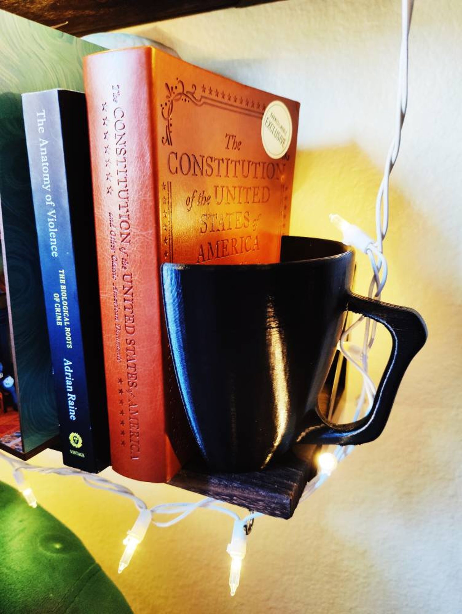 Coffee Cup Bookend Tea Cup Bookend Etsy