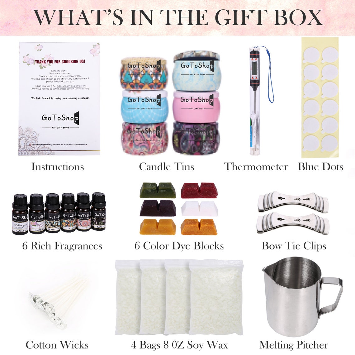 Luxury Candle Making Kit is Beautifully Designed Kit That Would Make a