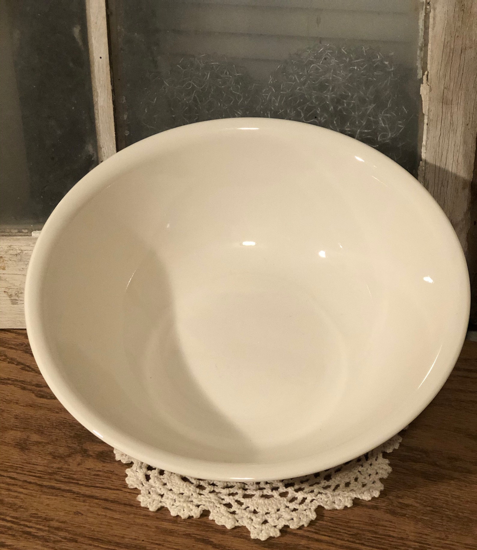 Corelle Cream serving bowl Etsy