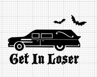 Funeral Skulls Sticker Funeral hearse Vinyl Decal Funeral Skulls Sticker Funeral hearse Vinyl Decal