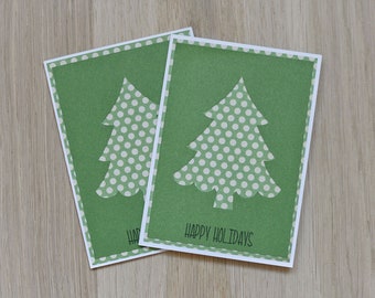 Happy Holidays Greeting Card | Merry Christmas Greeting Card | Christmas Greeting Cards | Christmas Notecards | Christmas Tree Card