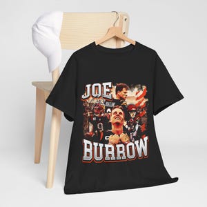 Joe Burrow Vintage Unisex Tee, Football 90s Graphic Shirt, For Men and Women, Vintage Bootleg, Oversized Tshirt, Joe Burrow Shirt