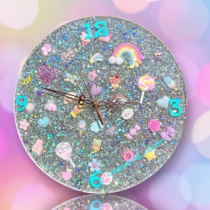 Pastel Candy Land Clock