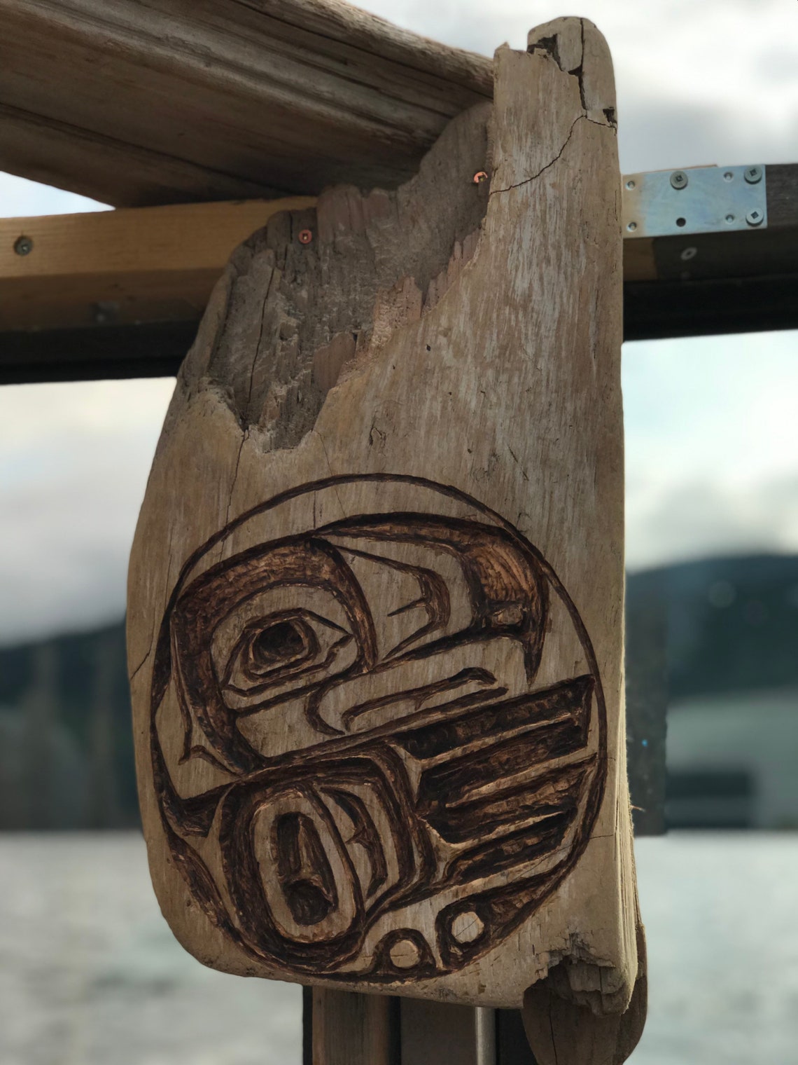 Raw Vancouver Island Driftwood Carved Signs Etsy New Zealand
