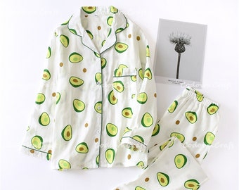 baby avocado pajamas