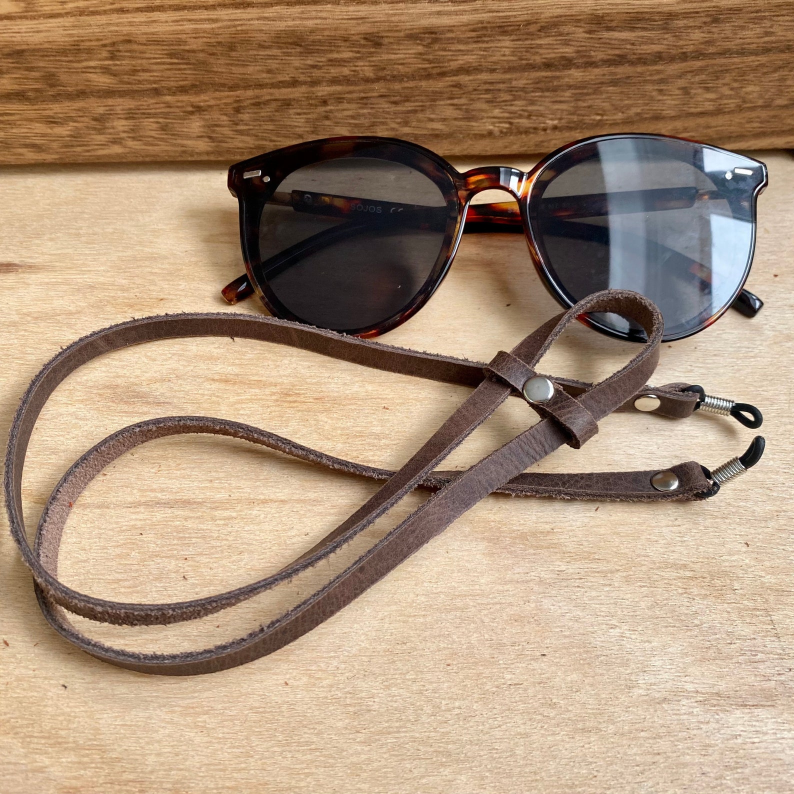 Adjustable eyeglass strap leather sunglasses strap for men Etsy