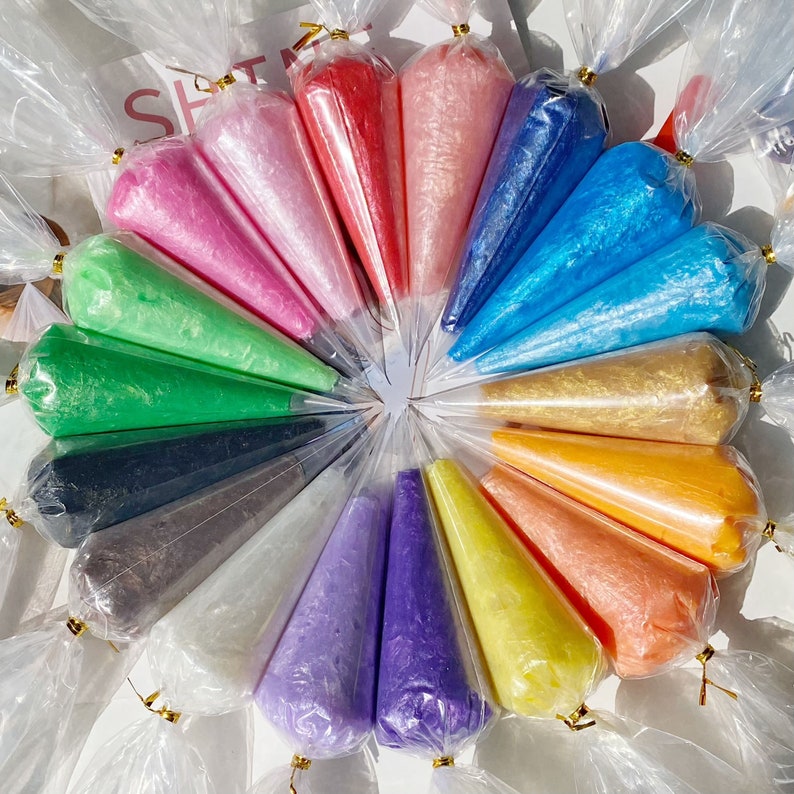 Cream Glue, 9PCS Rainbow Colors 100g Fake Whipped Cream Glue With 6PCS Piping Tip, DIY Phone Case Kit For Decoration Craft For Birthday, Christmas