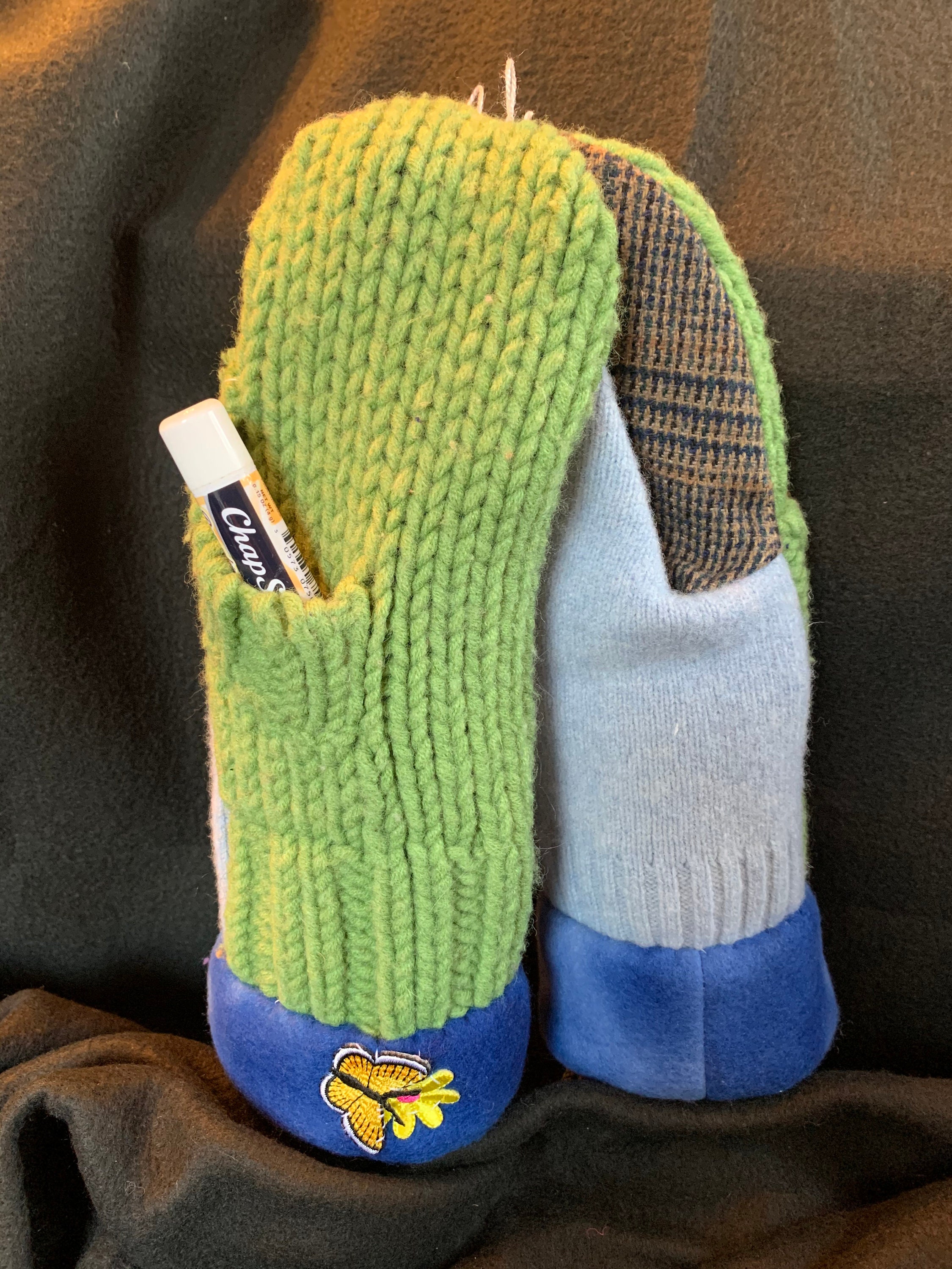 Wool and Fleece Handmade Mittens Free Shipping Etsy