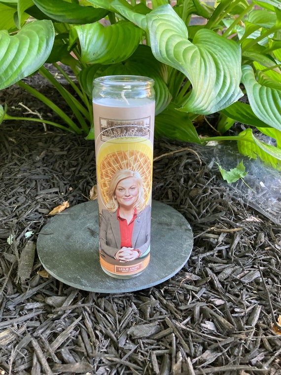 Lesile Knope Prayer Candle Etsy