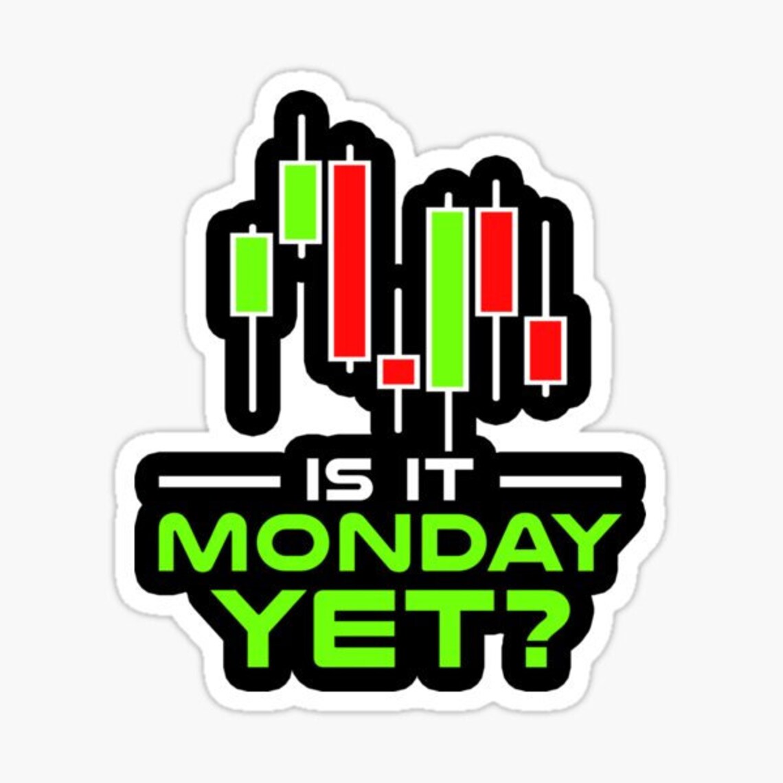 Stock Market Sticker Laptop sticker waterbottle sticker Etsy