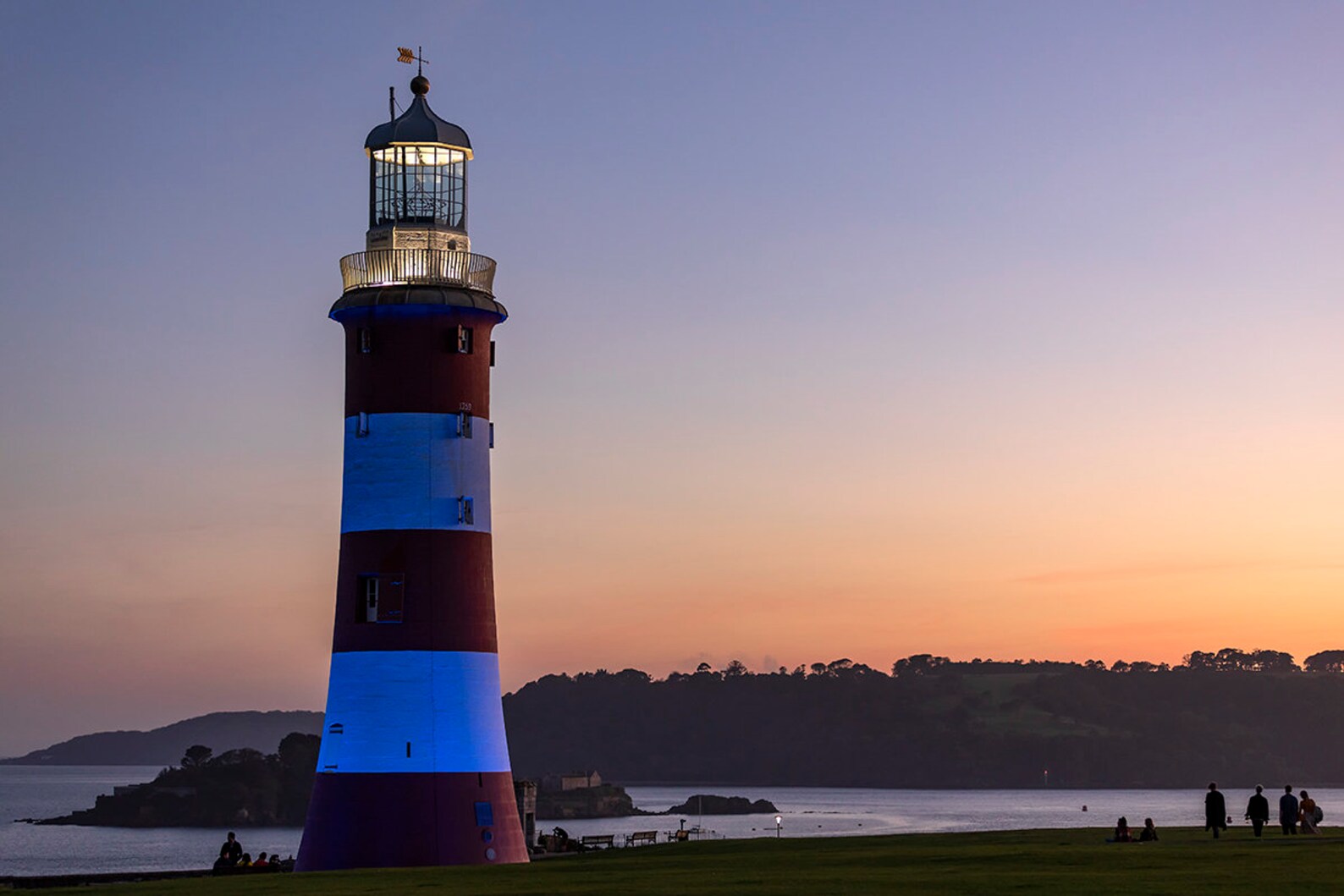 Smeatons Tower at Sunset by Lee Humphreys Photography Etsy