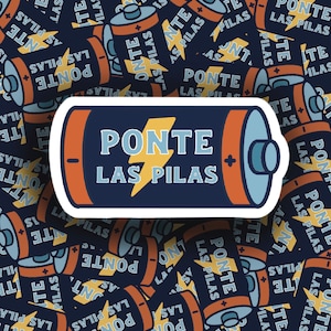 Adesivo Ponte Las Pilas / Adesivo latino, Dichos Hispanos, spagnolo, motivazionale