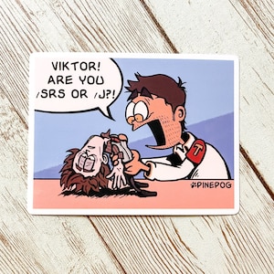 Jayvik Garfield Sticker (league of legends / arcane)