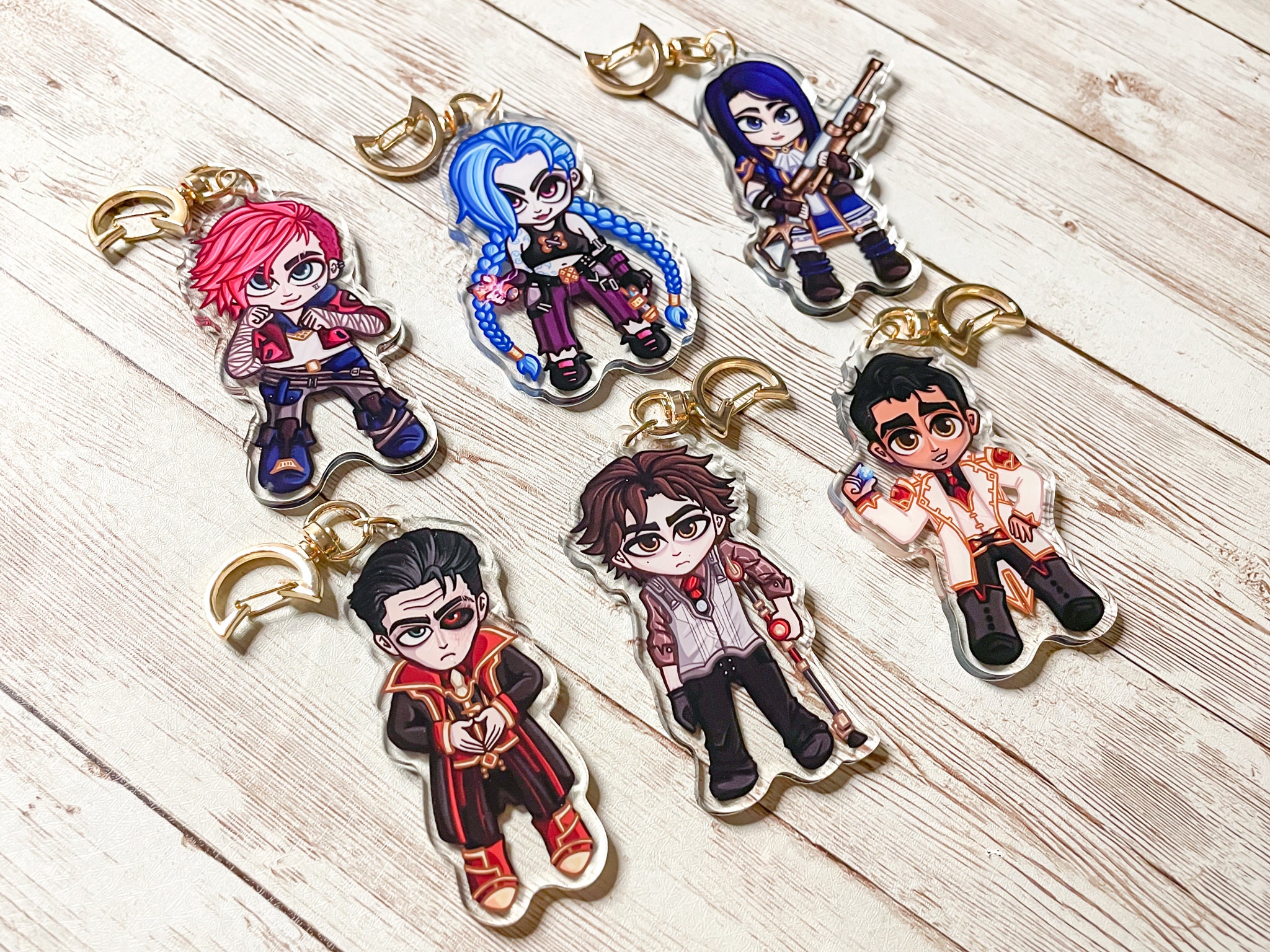 Arcane / League of Legends Keychains - Etsy