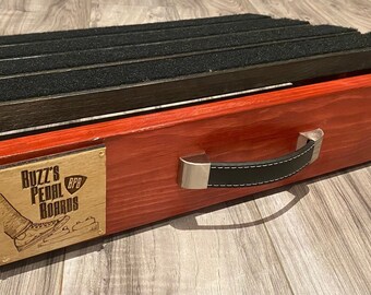 18" x 12" x 4" Handmade Wood Pedal Board for Guitar Effects Pedals