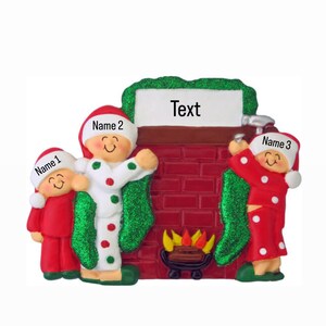 Personalized Christmas Ornament Family of 3, Family of Three Personalized Christmas Ornament, First Christmas with One Child, New Family