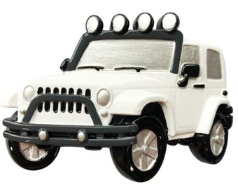 4x4 SUV  truck Christmas ornament - Personalized boy - Custom Children Christmas ornament - car lover