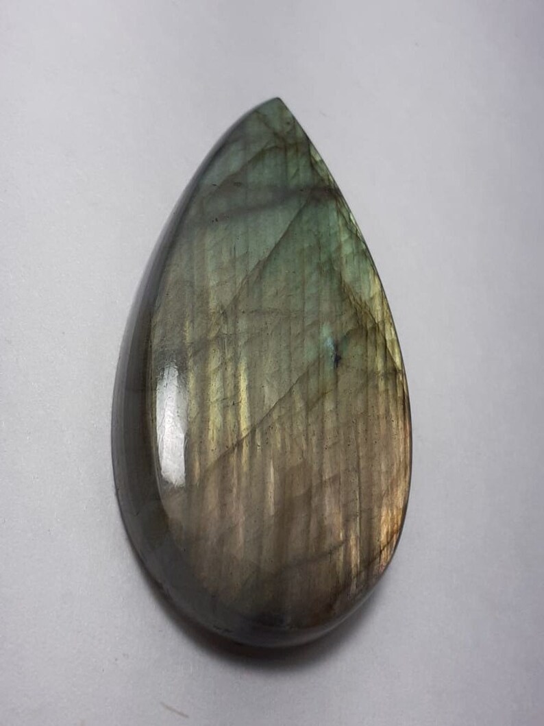 Natural Flashy Labradorite Amazing Labradorite Awesome Stone Fabulous Gemstone Pear Cabochon Handmade Labradorite At Low Price