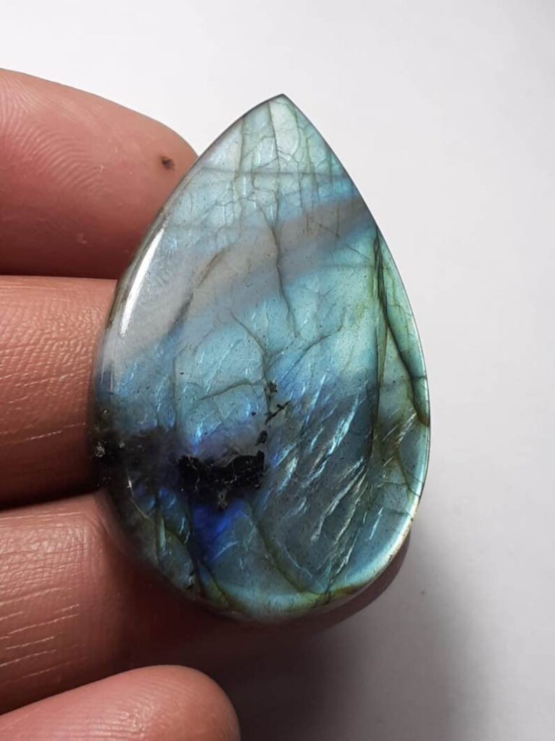 Natural Flashy Labradorite Amazing Labradorite Awesome Stone Fabulous Gemstone Pear Cabochon Handmade Labradorite At Low Price