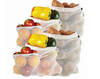 12/15/16 Pack Reusable Produce Bag Mesh Vegetable Fruit Toys Storage Pouch Bag 12/15/16 Pack Reusable Produce Bag Mesh Vegetable Fruit Toys Storage Pouch Bag