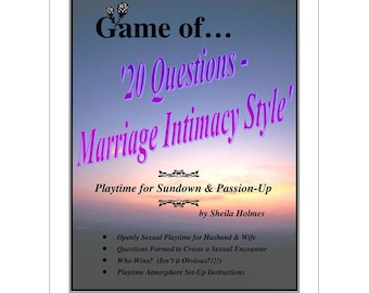 Christian Marriage Intimacy Game - 20 Questions Ebook