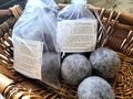 Hand-Felted Alpaca Wool Dryer Balls: Eco-Friendly Set of 3