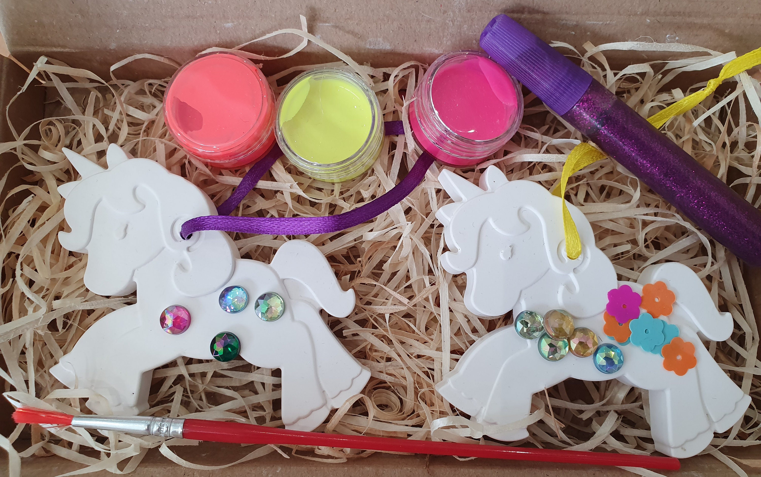 Paint Your Own Unicorns / Unicorn Craft Box / Unicorn Etsy