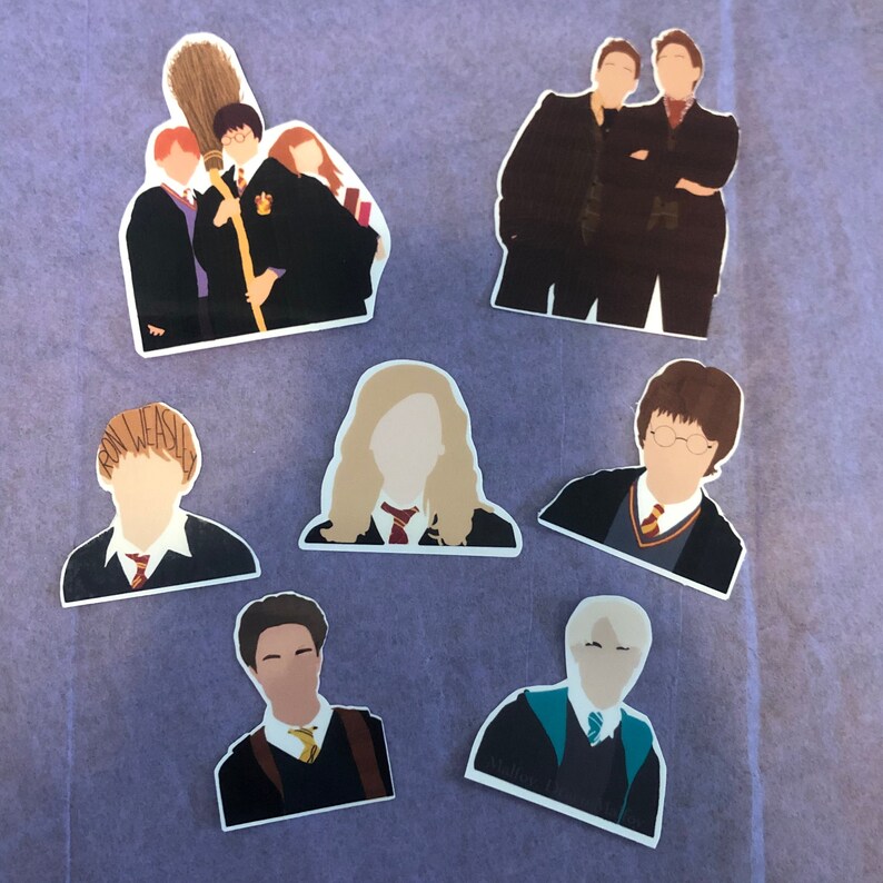 Harry Potter characters sticker pack Etsy