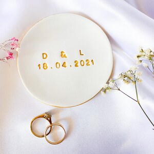 Personalised Ring Dish, Engagement Gifts, Comes with Personalised Tag, Couple, Wedding Favours, Wedding Ring Holder, Birthday, Bridesmaid