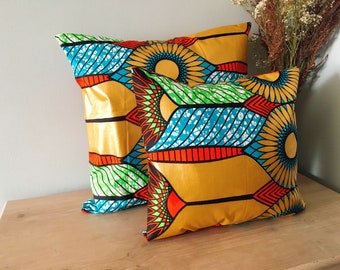 African print pillow | Etsy African Art Pillow Cover Rectangular