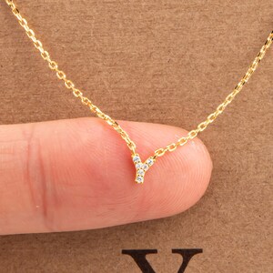  YEEZII 5 Pcs Gold Initial Necklaces for Women Trendy